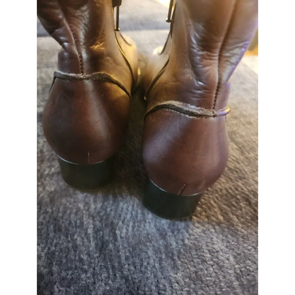 Sioux Ladies German Brown Soft Leather Ankle Boots  Sz 10 US / UK 7.5
